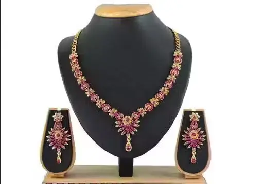 New Beautiful Alloy Stone Women's Jewellery Set