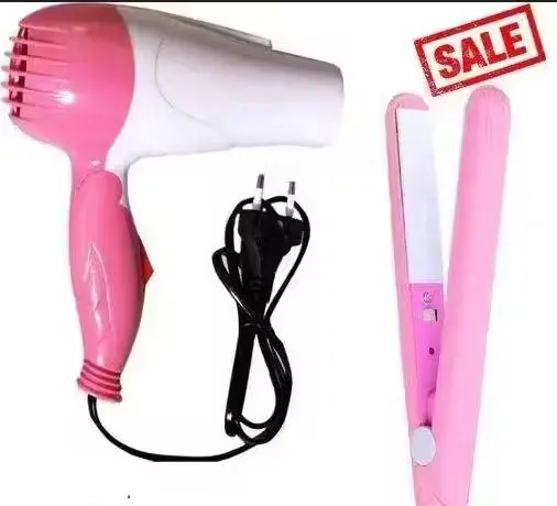 Hair Dryer & Hair Straightener Combo